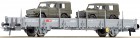 66792 Roco Flat car with 2 Swiss army vehicles PUCH G